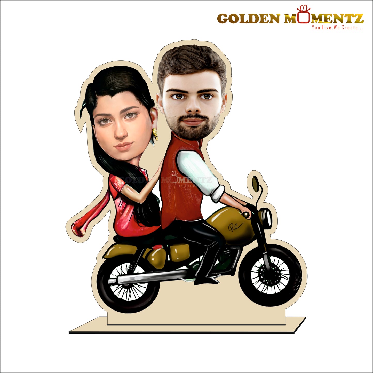 COUPLE ON BIKE