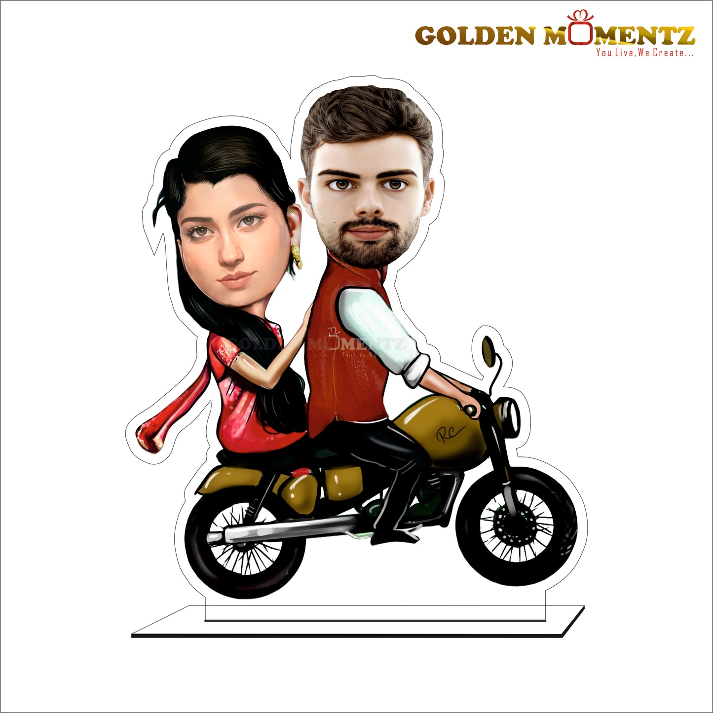 COUPLE ON BIKE