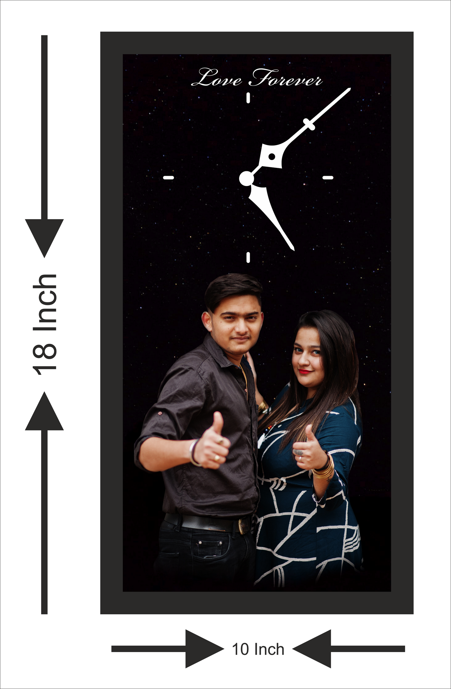 PHOTO FRAME WALL CLOCK