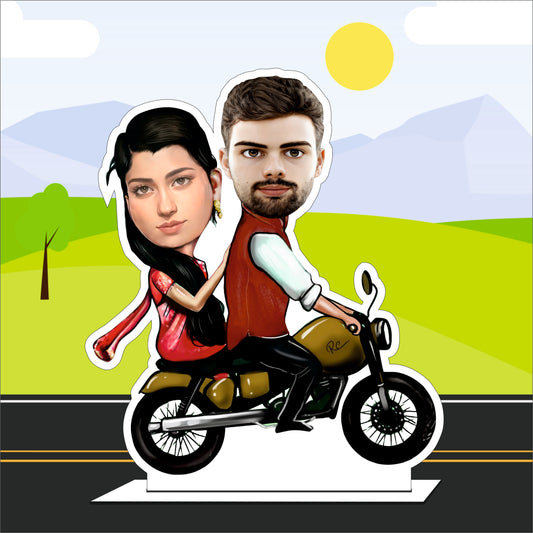 COUPLE ON BIKE